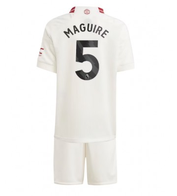 Manchester United Harry Maguire #5 Tredje trøje Børn 2023-24 Kort ærmer (+ korte bukser)